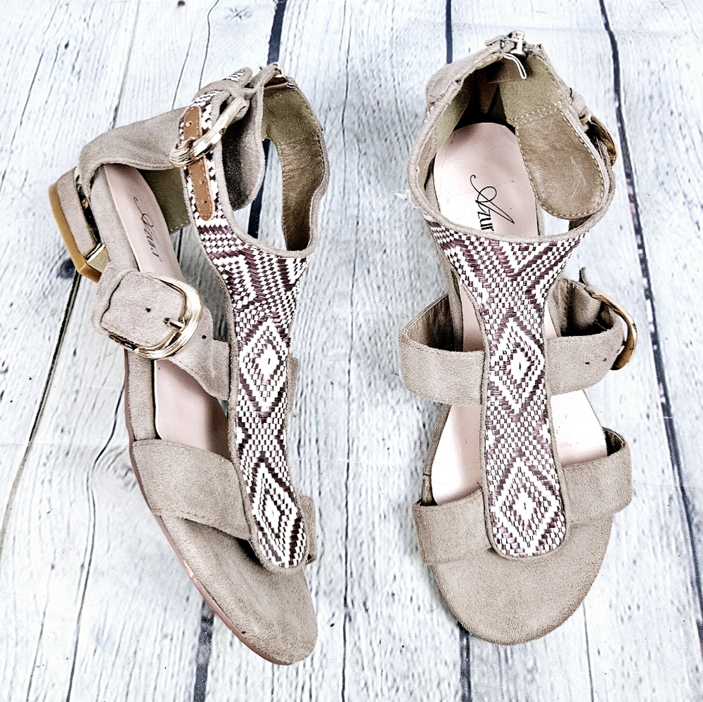 AZURA | strappy boho hippie gladiator sandals